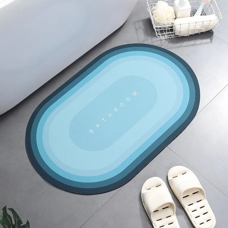 Absorbent Non Slip Bathroom / Kitchen Rug - MASS FABRICATIONS 