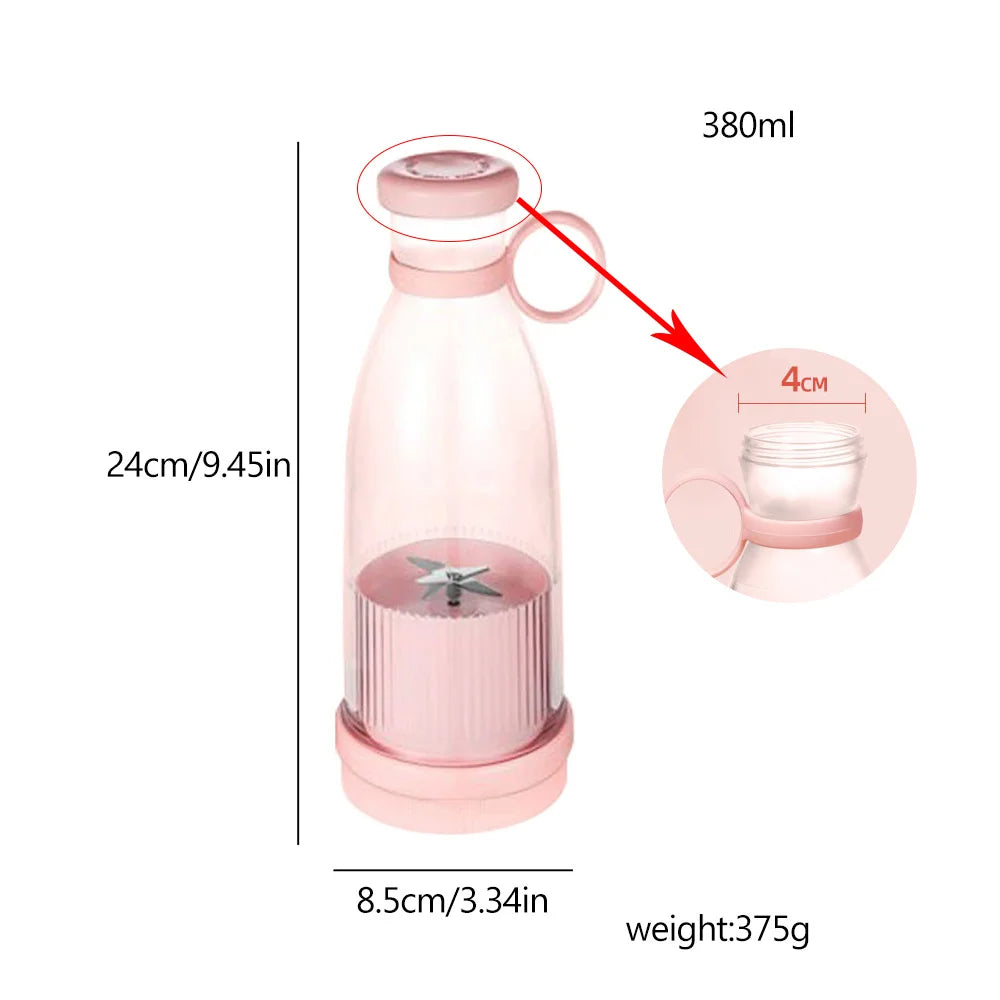 Portable Fruit Juice Mixer Bottle - MASS FABRICATIONS 