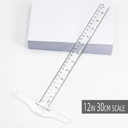 30cm T-shaped Double Side Scale Ruler - MASS FABRICATIONS 