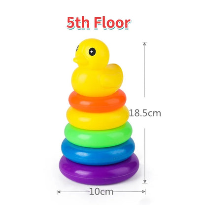 Animal Rainbow Stacking Ring Tower - MASS FABRICATIONS 