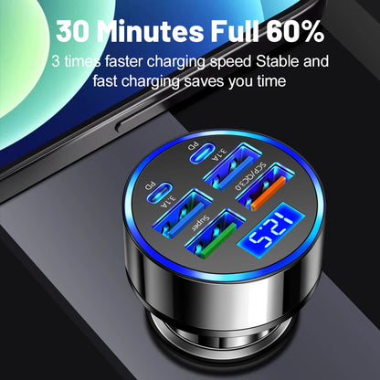 6 Ports Car Super Charger