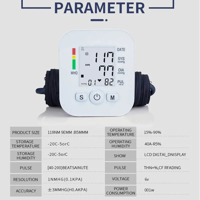 Automatic Digital ARM Blood Pressure Monitor - MASS FABRICATIONS 