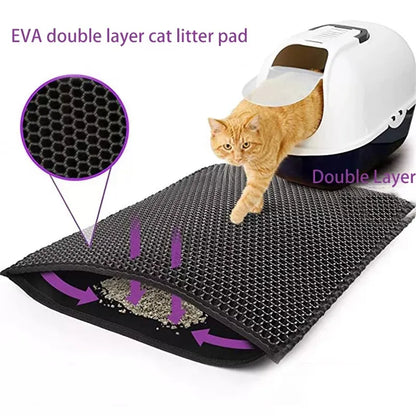 Double Layer Waterproof Cat Litter Mat - MASS FABRICATIONS 