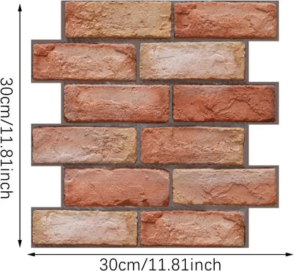 Self Adhesive Waterproof 3D Brick Wall Panels - MASS FABRICATIONS 