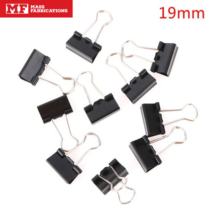 Black Metal Binder Clips - MASS FABRICATIONS 