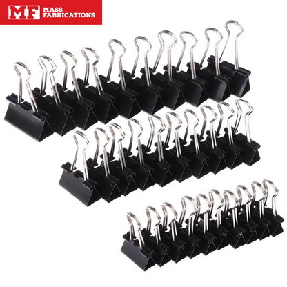 Black Metal Binder Clips - MASS FABRICATIONS 