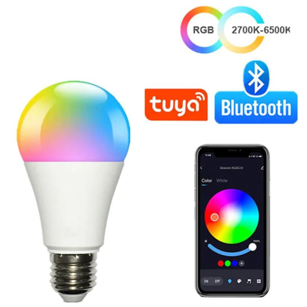 LED E27 Wireless Bluetooth Smart Bulb - MASS FABRICATIONS 