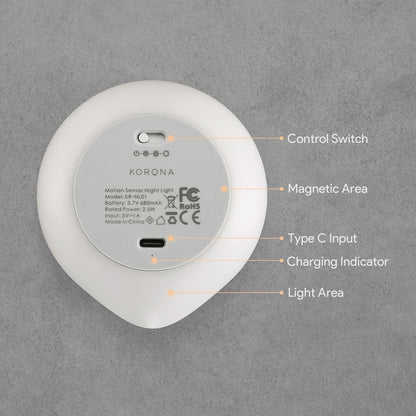 LED Motion Sensor Night Light – 2-Pack, 400-Day Battery