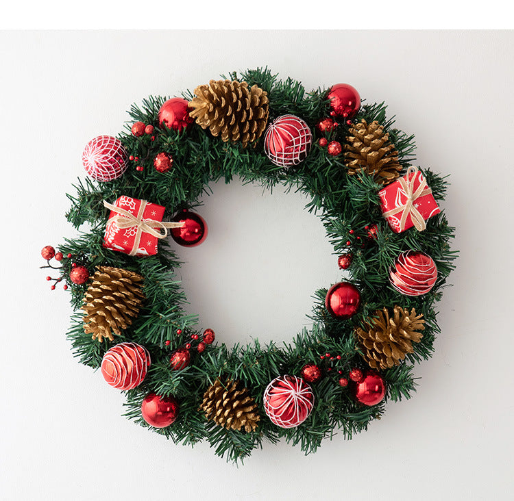 Christmas Door Wreath – Evergreen Pine & Cypress