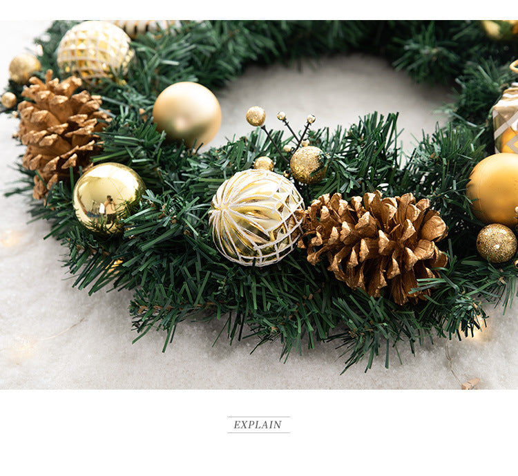 Christmas Door Wreath – Evergreen Pine & Cypress