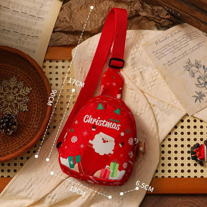 Aussie Christmas Sling Bag – Santa-Themed