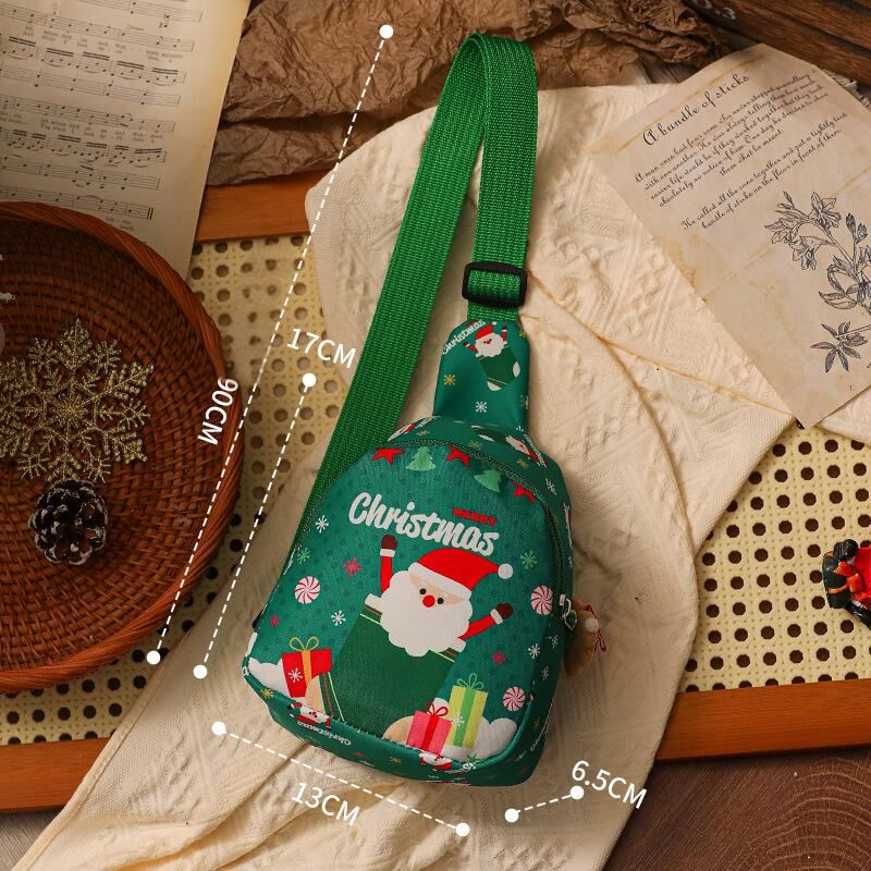 Aussie Christmas Sling Bag – Santa-Themed