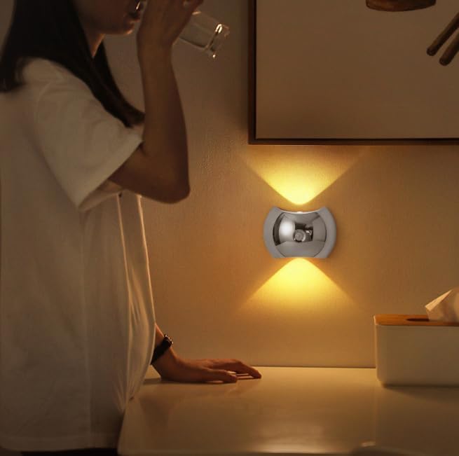 Rechargeable Magnetic Motion Sensor Wall Lamp – Black