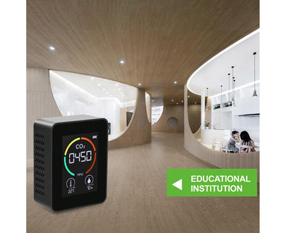 CO2 Detector with LED Display & Infrared Sensor – Real-Time Air Monitor