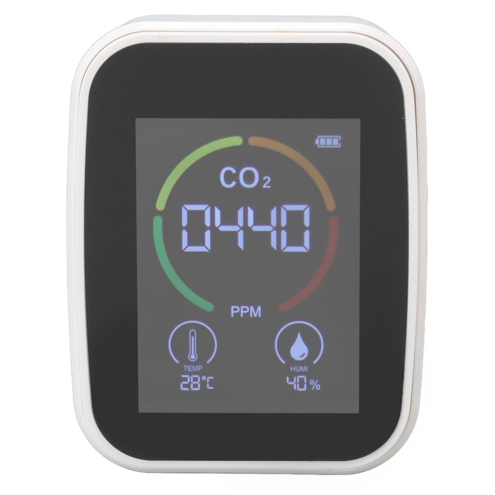 Indoor Air Quality Monitor – CO2, TVOC, Temperature & Humidity