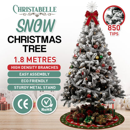 Snow-Tipped Christmas Tree 1.8m – 850 Tips