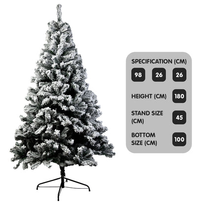 Snow-Tipped Christmas Tree 1.8m – 850 Tips