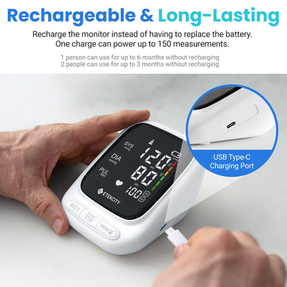 Etekcity Smart Blood Pressure Monitor – White