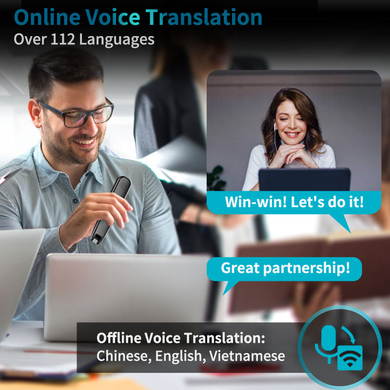 Smart AI Scan & Voice Translator Pen – 112+ Languages, Offline Mode
