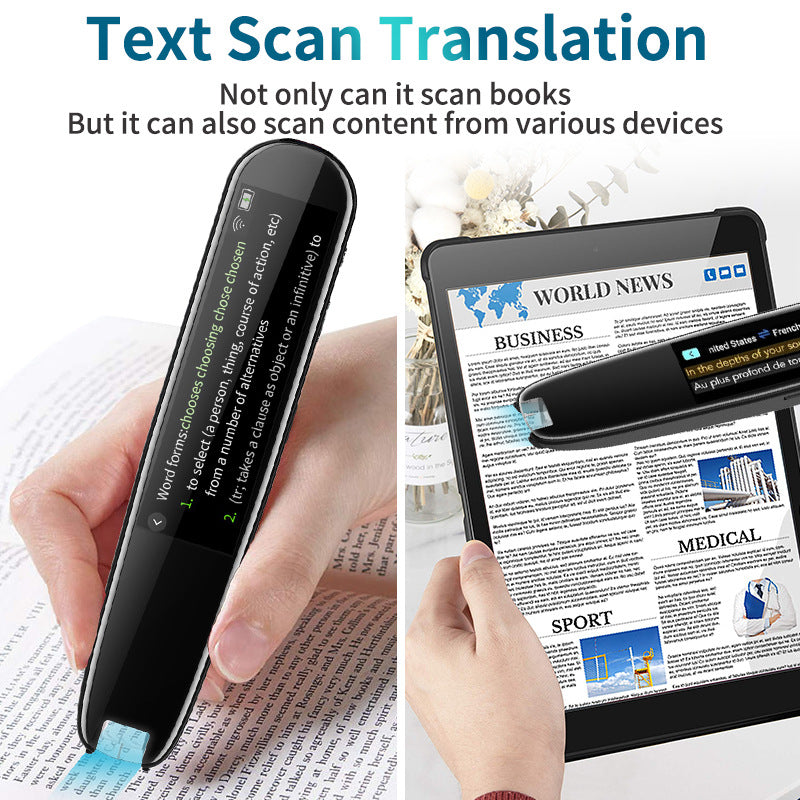 Smart AI Scan & Voice Translator Pen – 112+ Languages, Offline Mode