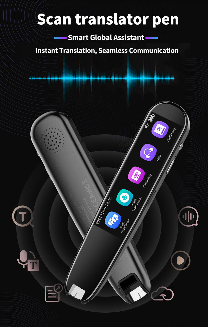Smart AI Scan & Voice Translator Pen – 112+ Languages, Offline Mode