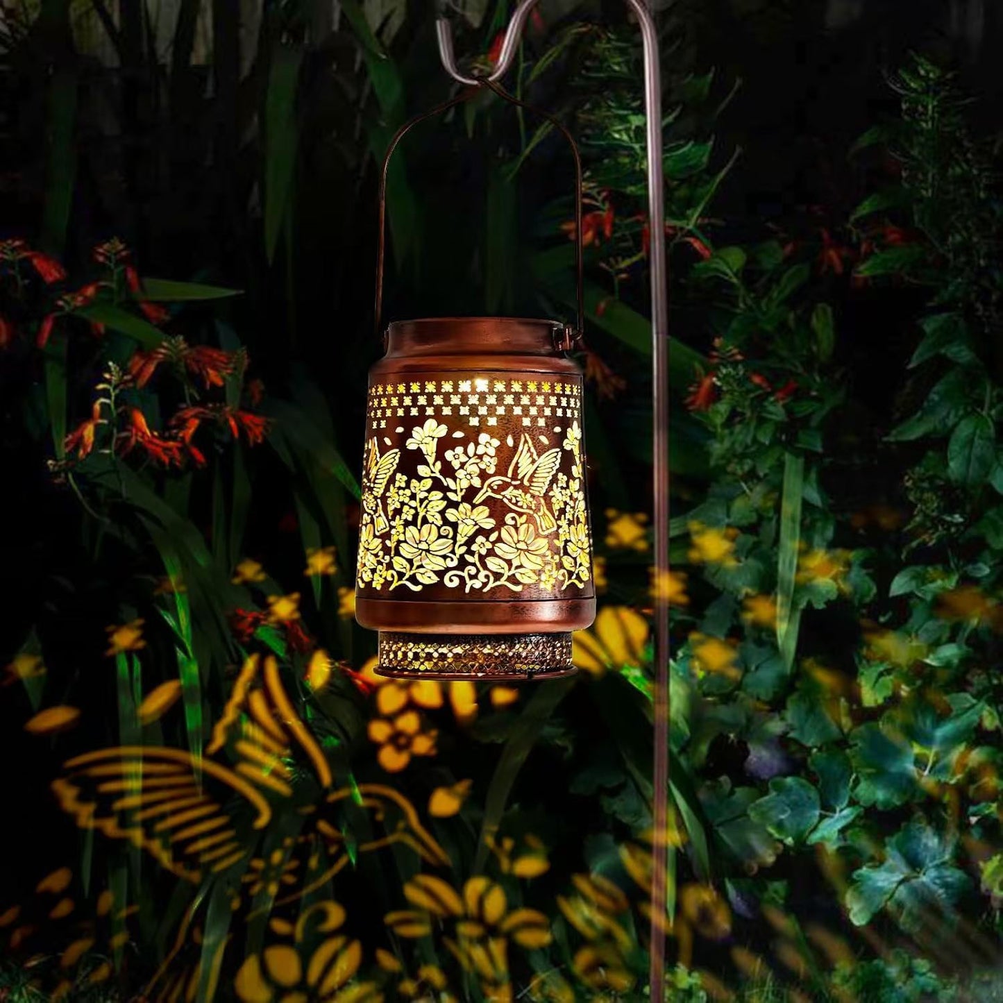 Decorative Solar Hummingbird Lantern