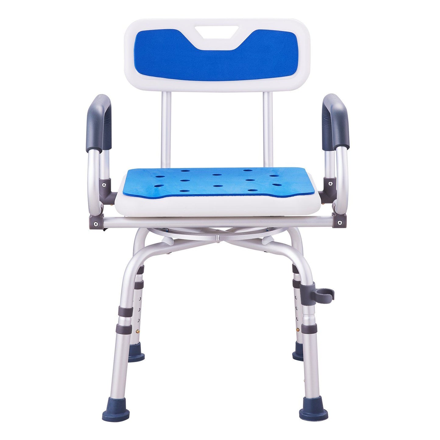 VEVOR 360° Swivel Shower Chair with Pivoting Arms – 400lbs