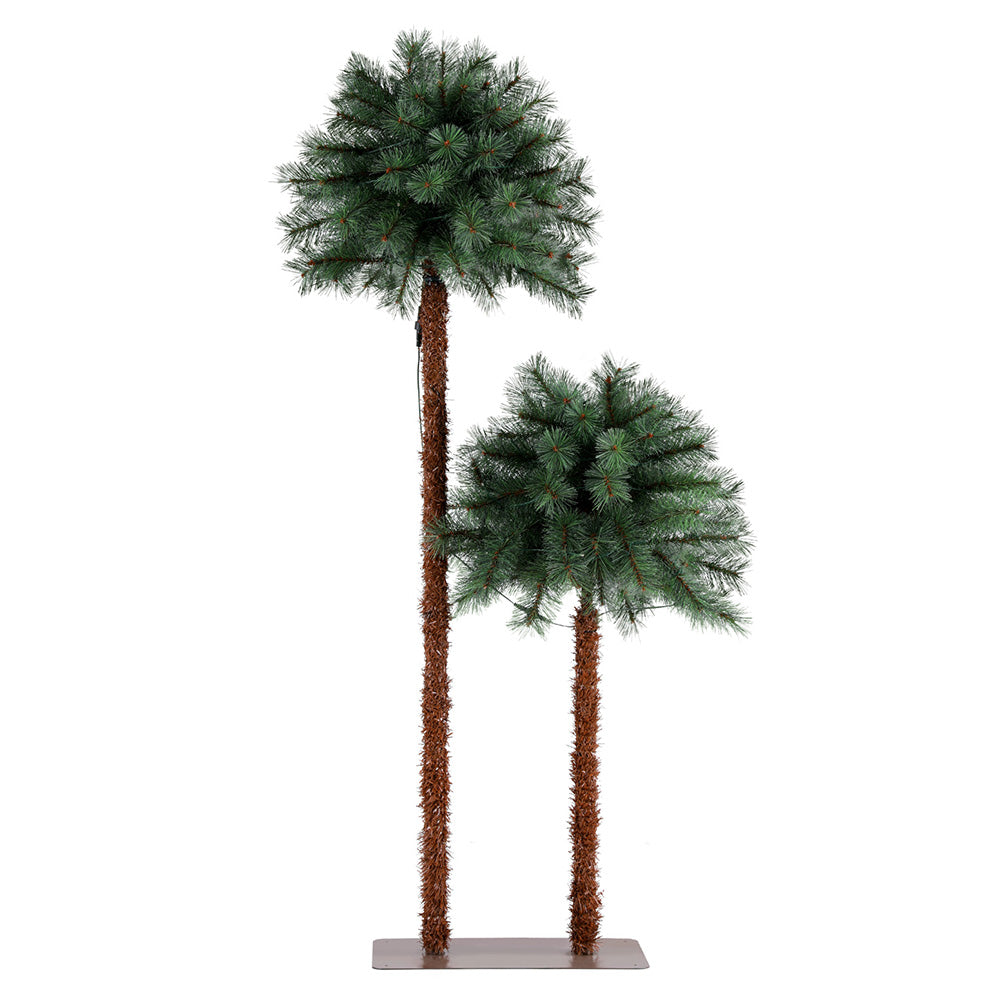 1.5+1m Jingle Jollys LED Palm Tree