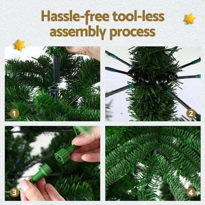 2.1m Jingle Jollys LED Sparse Christmas Tree