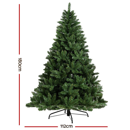 1.8m Jingle Jollys 650 Tips Christmas Tree