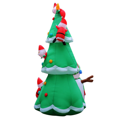 5m Jingle Jollys Inflatable Santa Tree