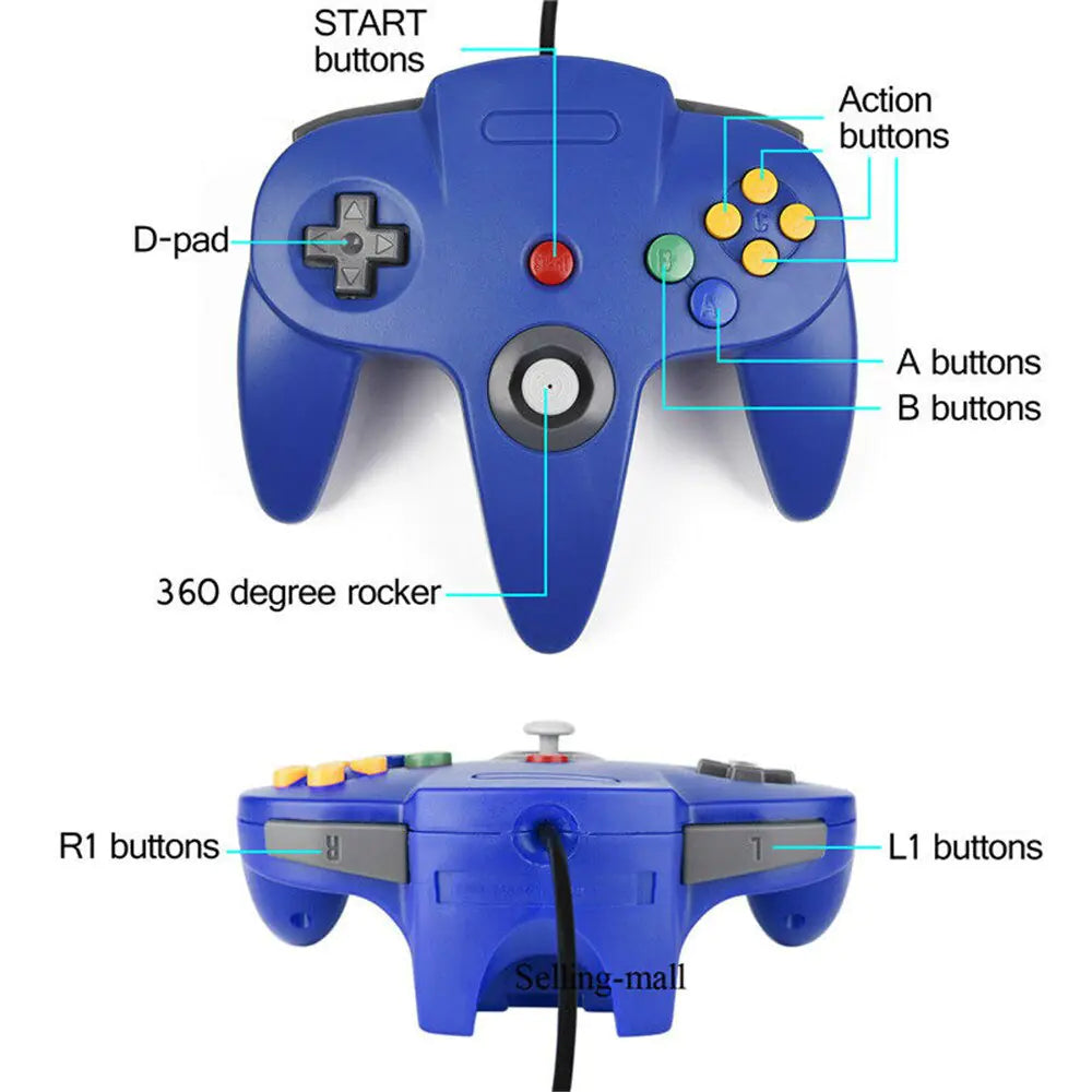 Retro N64 Gamepad